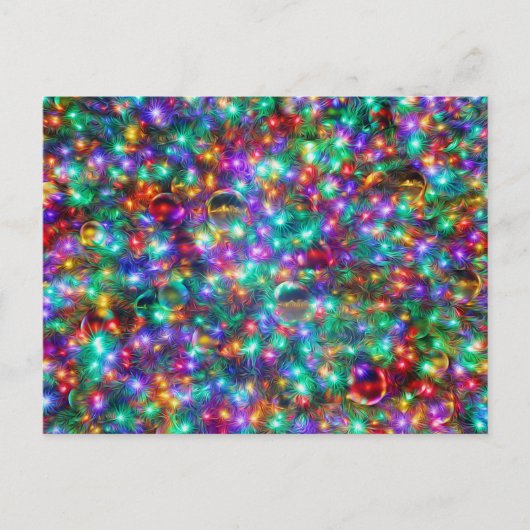 贅沢なクリスマスパターン シーズンポストカード (正面)