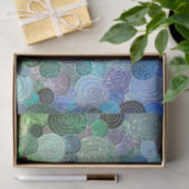 贅沢なグリッターの点および円-新しい水 薄葉紙 (ギフト)