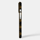 贅沢なゴールドギヨシェ無地柄 Case-Mate iPhoneケース (裏面 / 左)