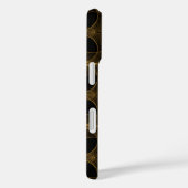 贅沢なゴールドギヨシェ無地柄 Case-Mate iPhoneケース (裏面 / 右)