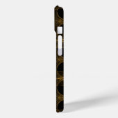 贅沢なゴールドギヨシェ無地柄 Case-Mate iPhoneケース (裏面 / 左)