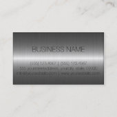 贅沢なステンレス鋼の金属のモノグラム 名刺 (裏面)