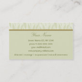 贅沢なスパの名刺 名刺 (裏面)