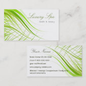 贅沢なスパの名刺 名刺 (正面/裏面)