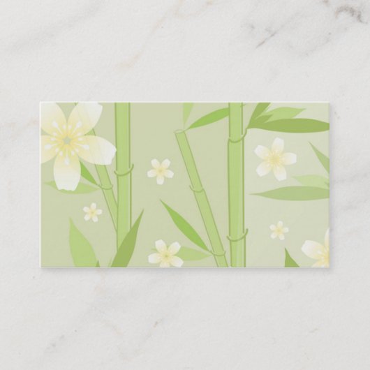 贅沢なスパの名刺 名刺 (正面)