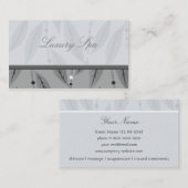 贅沢なスパの名刺 名刺 (正面/裏面)