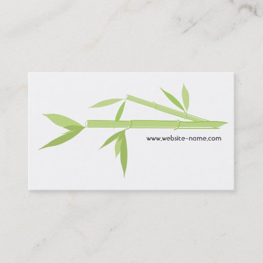 贅沢なスパの名刺 名刺 (正面)