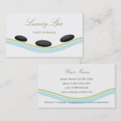 贅沢なスパの名刺 名刺 (正面/裏面)