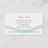 贅沢なスパの名刺 名刺 (裏面)