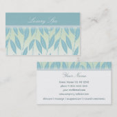 贅沢なスパの名刺 名刺 (正面/裏面)