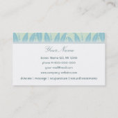 贅沢なスパの名刺 名刺 (裏面)