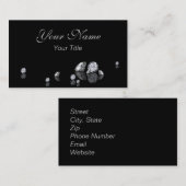 贅沢なダイヤモンドの名刺 名刺 (正面/裏面)