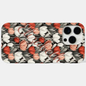 贅沢なチューリップのカスタムiPhoneケース - ユニークなギフトに Case-Mate iPhoneケース (裏面 (横))
