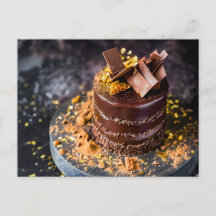 贅沢なチョコレートガナッシュケーキ