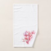 贅沢なバス タオル セット | 花とともに自分を甘やかす (ハンドタオル)