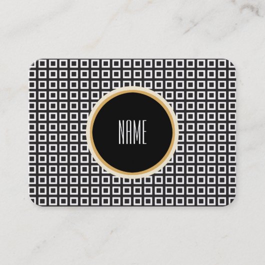 贅沢なパターン 名刺 (正面)