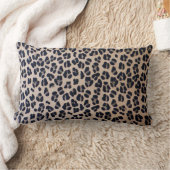 贅沢なヒョウのプリントの腰神経の枕13" x 21 " ランバークッション (ブランケット)