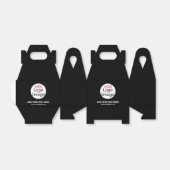 贅沢なビジネスブランディングカスタマイズ可能ブラック フェイバーボックス (折り畳みなし)