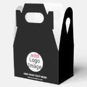 贅沢なビジネスブランディングカスタマイズ可能ブラック フェイバーボックス (オープン)