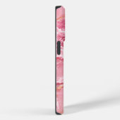 贅沢なピンクのオセアンマーブル ゴールドベイン入り Case-Mate iPhoneケース (裏面 / 右)