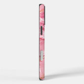 贅沢なピンクのオセアンマーブル ゴールドベイン入り Case-Mate iPhoneケース (裏面 / 右)