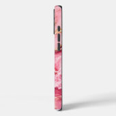 贅沢なピンクのオセアンマーブル ゴールドベイン入り Case-Mate iPhoneケース (裏面 / 左)