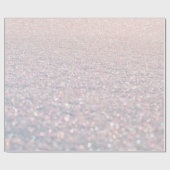 贅沢なピンクのシックでフェイクなグリッターの抽象芸術パターン ラッピングペーパー (フラット)