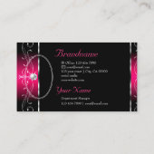 贅沢なブラックとピ華美ッ縁どク（写真） 名刺 (裏面)