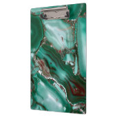 贅沢なマラカイトの宝石用原石の瑪瑙の大理石 クリップボード (左)