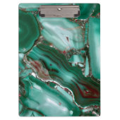 贅沢なマラカイトの宝石用原石の瑪瑙の大理石 クリップボード (正面)
