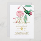 贅沢なミントピンクのハummingbird花の花飾り (正面/裏面)