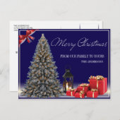 贅沢なメリークリスマスの郵便はがき シーズンポストカード (正面/裏面)