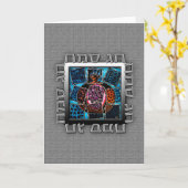 贅沢なユダヤ人の挨拶状 カード (黄色い花)