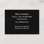 贅沢なヨットの販売のテーマ 名刺 (裏面)