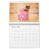 贅沢なヨークシャーテリアの2014年のカスタムによって印刷されるカレンダー カレンダー (2月 2026)