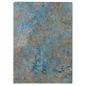 贅沢なラピスラズリの大理石 クリップボード (裏面)