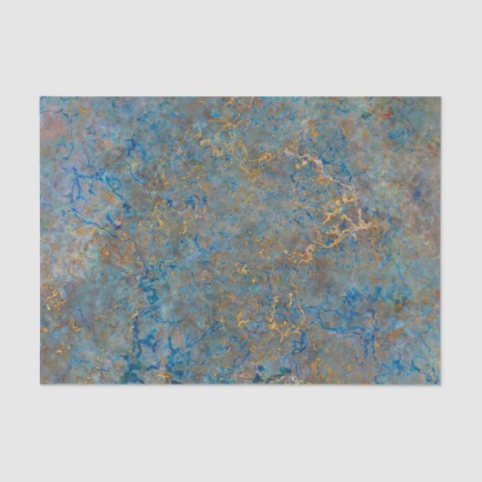 贅沢なラピスラズリの大理石 薄葉紙 (正面)