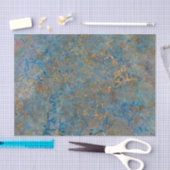 贅沢なラピスラズリの大理石 薄葉紙 (クラフト)