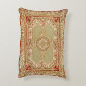 贅沢なヴィンテージのデザインの枕 アクセントクッション (裏面(縦))