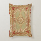 贅沢なヴィンテージのデザインの枕 アクセントクッション (正面(垂直))