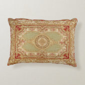 贅沢なヴィンテージのデザインの枕 アクセントクッション (裏面)