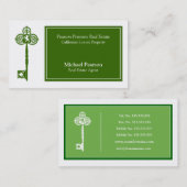 贅沢な不動産業者の名刺のテンプレート 名刺 (正面/裏面)