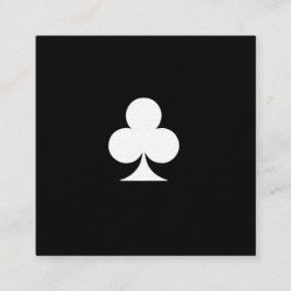 贅沢な報酬は名刺の黒を協力させます スクエア名刺
