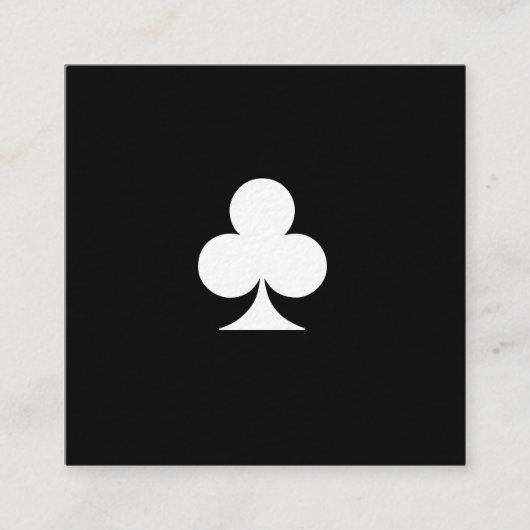 贅沢な報酬は名刺の黒を協力させます スクエア名刺 (正面)