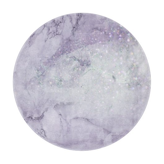 贅沢な大理石紫色トレー裁断板 カッティングボード (正面)