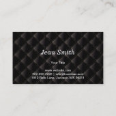 贅沢な格子図形の美容院の名刺 名刺 (裏面)