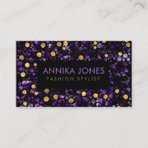 贅沢な点の芸術のアメジストおよび金ゴールド