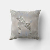 贅沢な真珠およびアワビのプードル クッション (裏面)