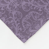 贅沢な紫色の壁紙 フリースブランケット (角)