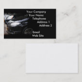 贅沢な自動車ディーラー 名刺 (正面/裏面)